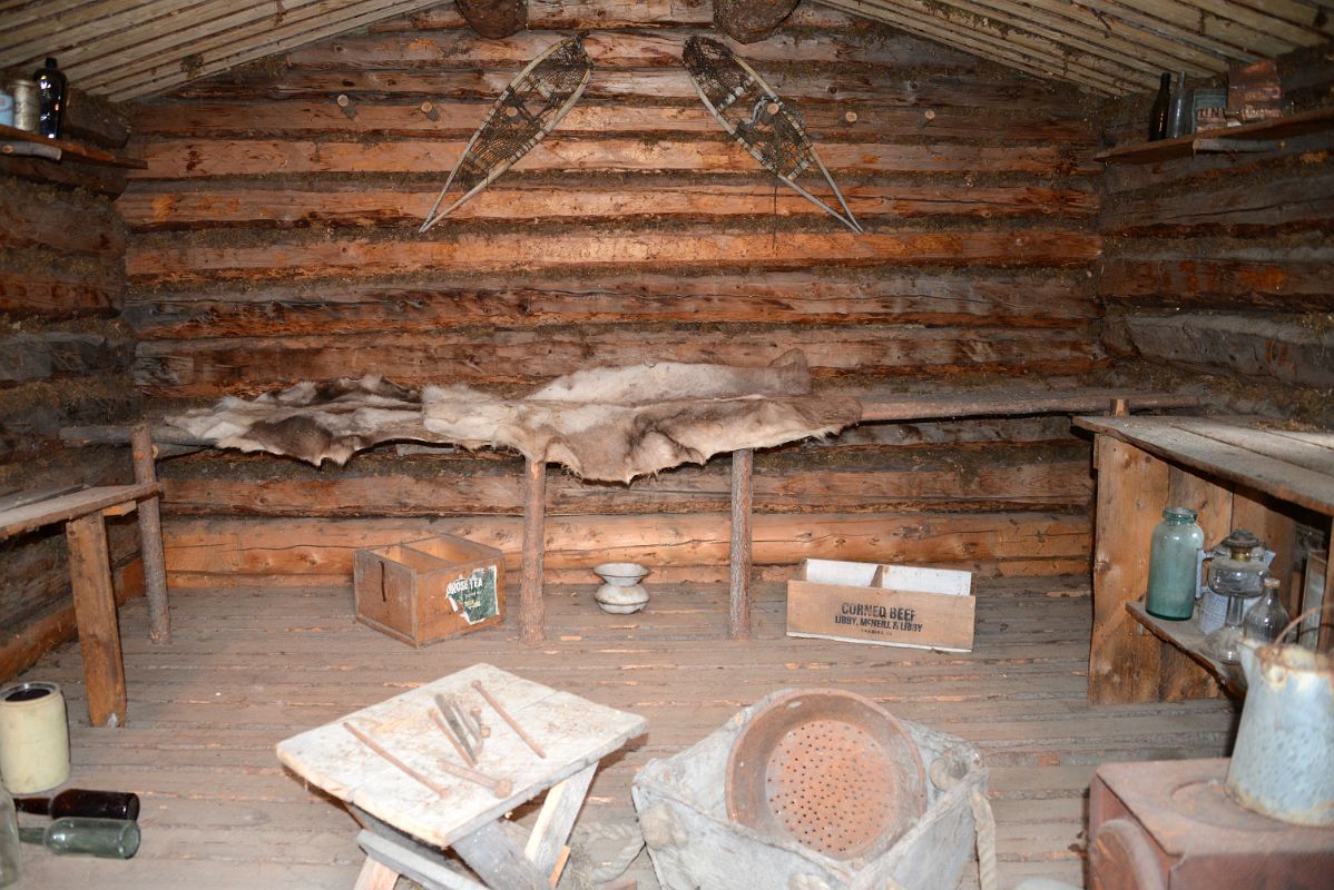 07B Jack London Cabin Display Jack Wrote White Fang And Call Of The Wild Novels About The North In Dawson City Yukon